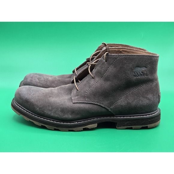 SOREL Madison Mens Size 9 Suede Chukka Boots Lace Up Shoes Brown main image 9